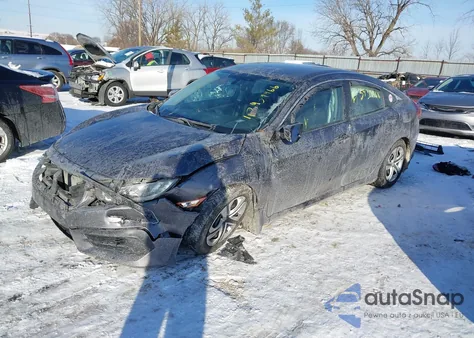 2017 Honda Civic Lx из США, поврежденный, VIN 19XFC2F59HE049135